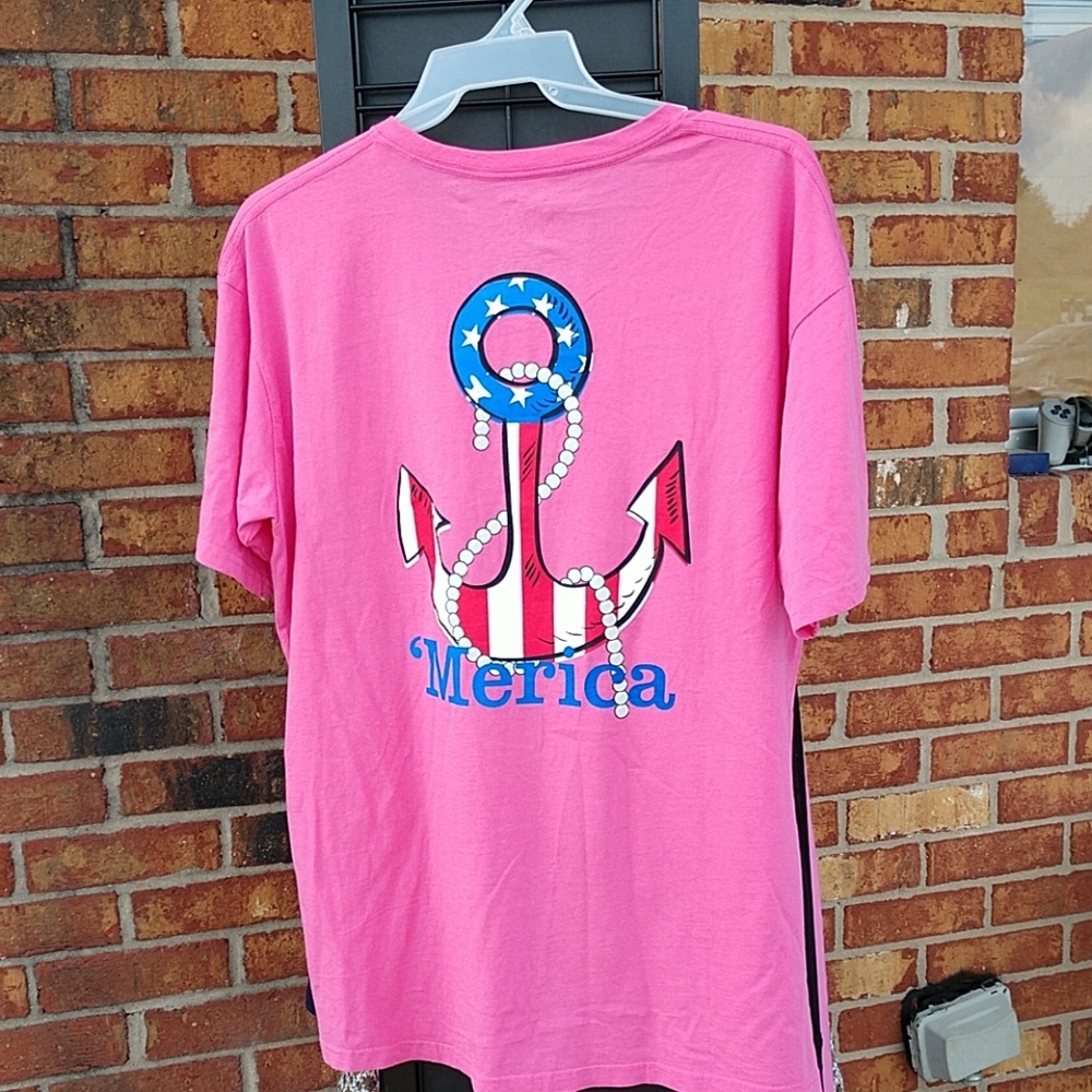 Anchor Pink T-shirt Size 2X